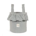 Bolso bucket Praliné Vichy matcha