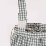 Bolso bucket Praliné Vichy matcha - Imagen 4