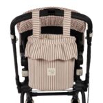 Bolso bucket Praliné Rayas moka - Imagen 6