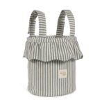 Bolso bucket Praliné Rayas matcha - Imagen 8