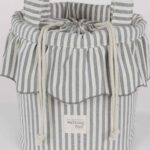 Bolso bucket Praliné Rayas matcha - Imagen 7