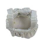 Bolso bucket Praliné Rayas matcha - Imagen 2
