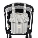Bolso bucket Praliné Rayas matcha - Imagen 6
