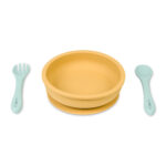 Set de alimentación 5 piezas mustard+mint+sand - Imagen 3