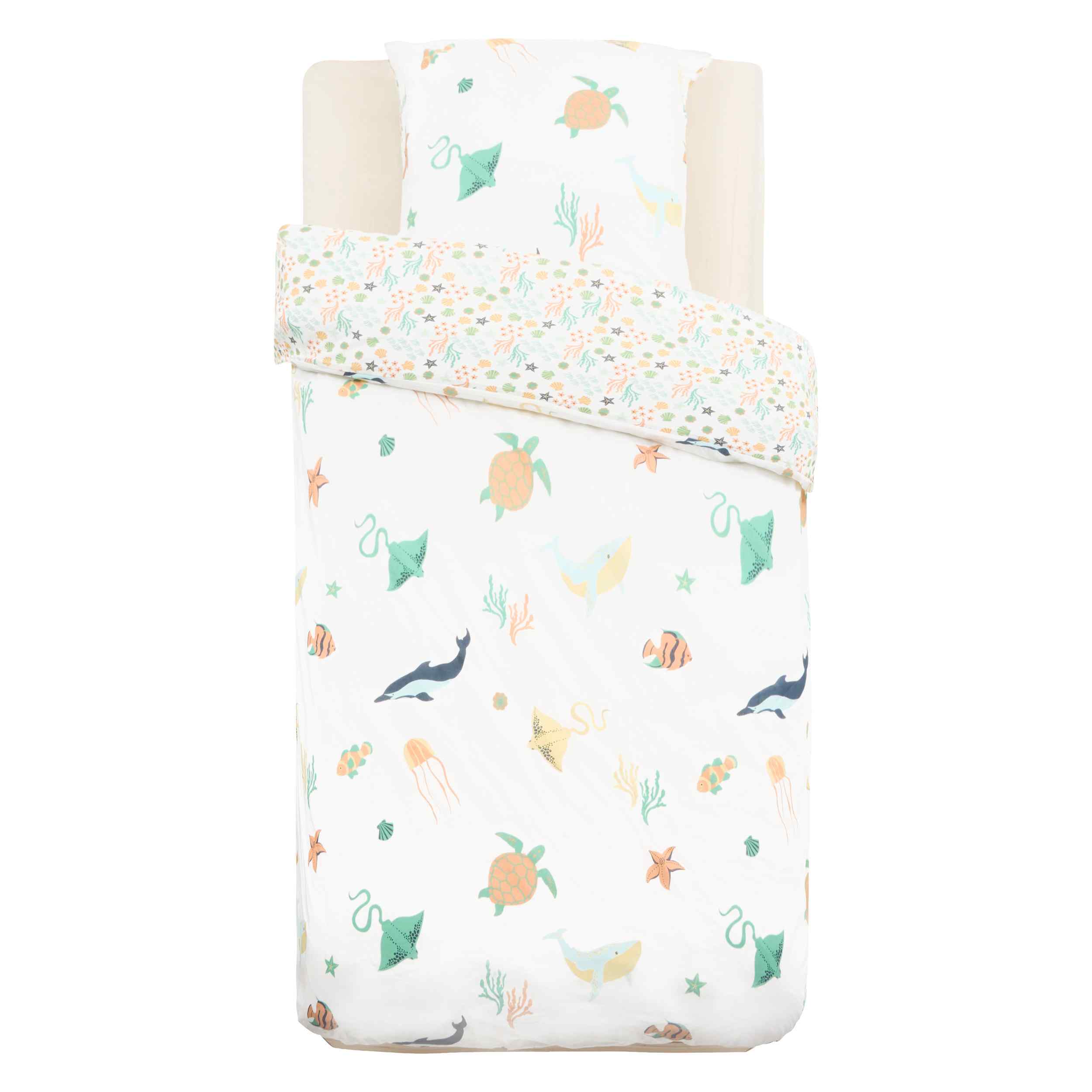 214431A_DEB1 Funda nórdica infantil de cama Sea - Imagen 1