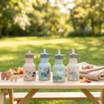 Botella infantil de metal Playground Green - Imagen 4