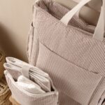 Bolso maternal Candela wine - Imagen 5