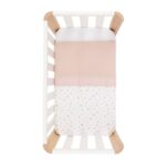Funda nórdica para minicuna Doco Calma rosa
