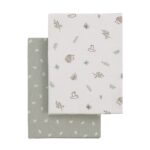 Pack de 2 bajeras para minicuna Doco Calma verde - Imagen 2