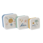 Set de 3 cajitas para alimentos Good vibes
