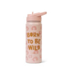 Botella térmica con pajita 500ml. Born to be wild