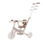 Triciclo 4 en 1 con barra blanco flores - Imagen 18