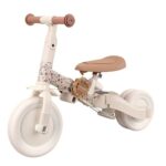 Triciclo 4 en 1 con barra blanco flores - Imagen 20