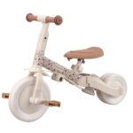 Triciclo 4 en 1 con barra blanco flores - Imagen 19