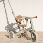 Triciclo 4 en 1 con barra verde - Imagen 7
