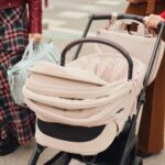 Bolso Canastilla Praliné Rayas moka - Imagen 5
