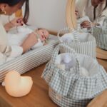 Cesta organizadora Praliné Vichy matcha - Imagen 2