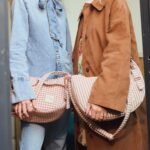 Bolso Crossbody góndola Praliné Rayas moka - Imagen 3