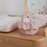 Cesta organizadora Praliné Rayas moka - Imagen 2