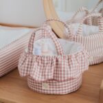 Cesta organizadora Praliné Vichy moka - Imagen 3