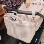 Bolso Canastilla Praliné Rayas moka - Imagen 4