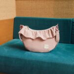 Bolso Crossbody góndola Praliné vichy moka - Imagen 4