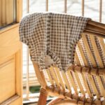 Saco de dormir para verano Praliné Vichy/rayas moka - Imagen 6
