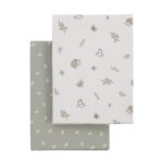 Pack de 2 bajeras para cuna Calma verde - Imagen 5