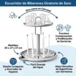 Escurridor de biberones giratorio Grey - Imagen 3