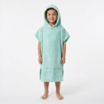 Albornoz Infantil con Capucha y Toallita azul