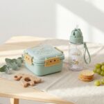 Botella con pajita y colgador Little explorers - Imagen 3