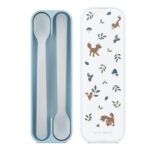 Set de dos cucharas con estuche Forest friends