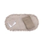 Pack colcha para capazo Candela wine - Imagen 2