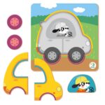 Puzzle encajable mini coche - Imagen 2
