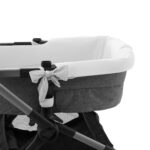 Funda reversible para capazo con capota Polo grey - Imagen 4