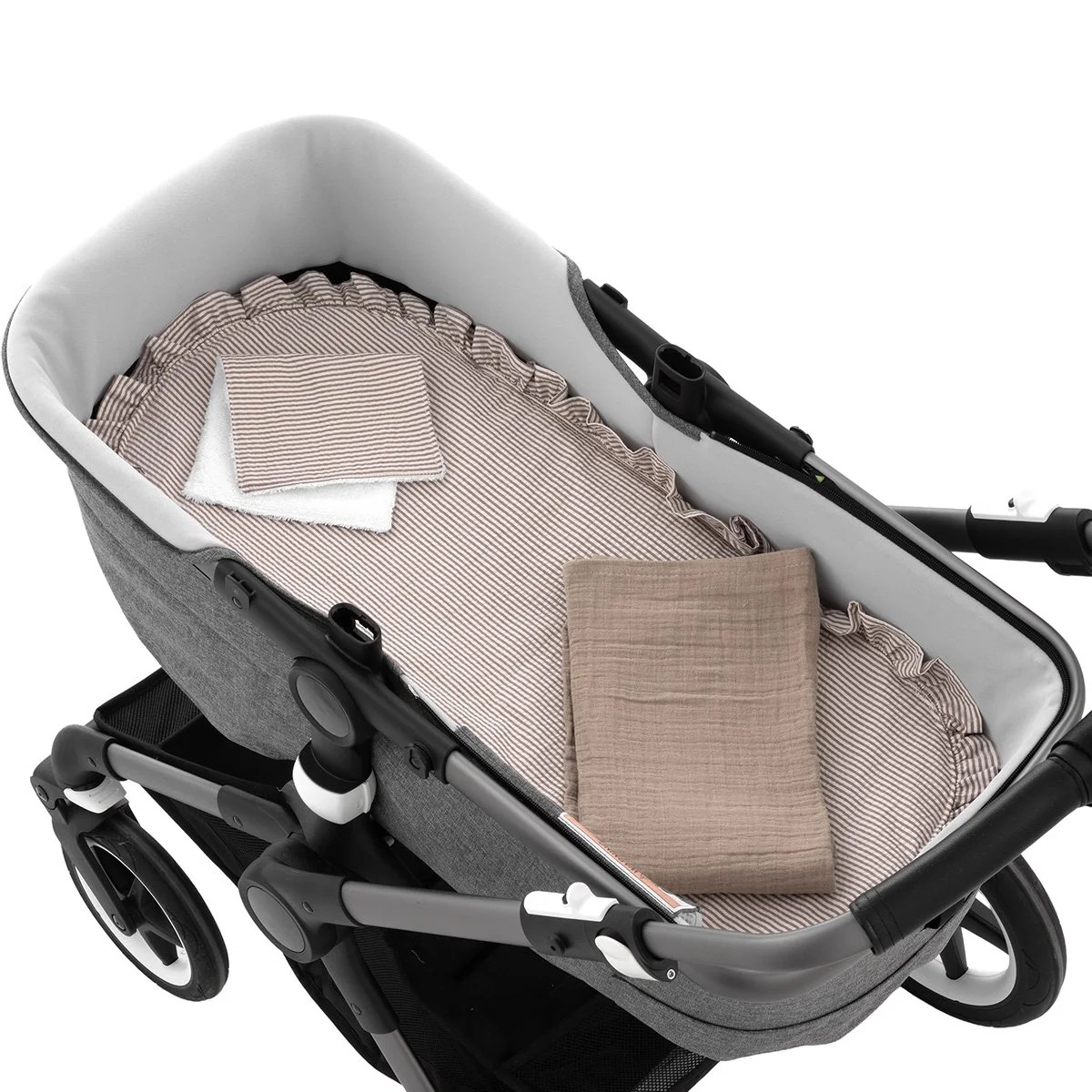 imgi_3_56418a Pack colcha para capazo Candela wine - Imagen 1