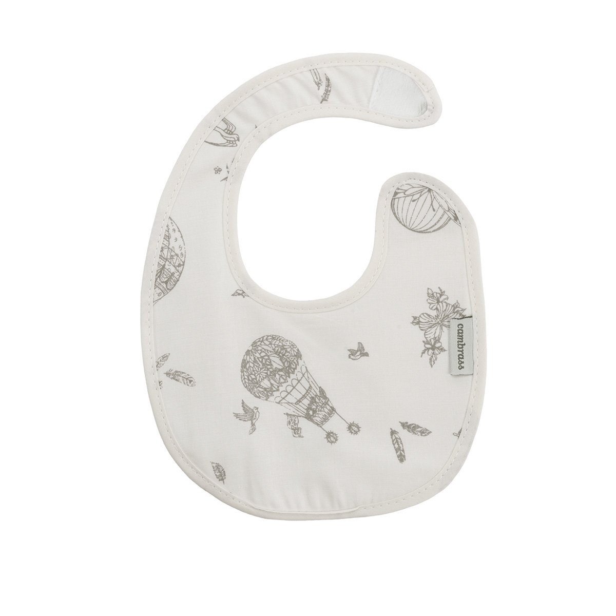 imgi_3_babero-redondo-con-velcro-globe-crudo-16x19x1-cm Babero redondo Globe crudo - Imagen 1
