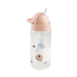 Botella infantil con caña 350ml. Tiny Farm Rosa - Imagen 6