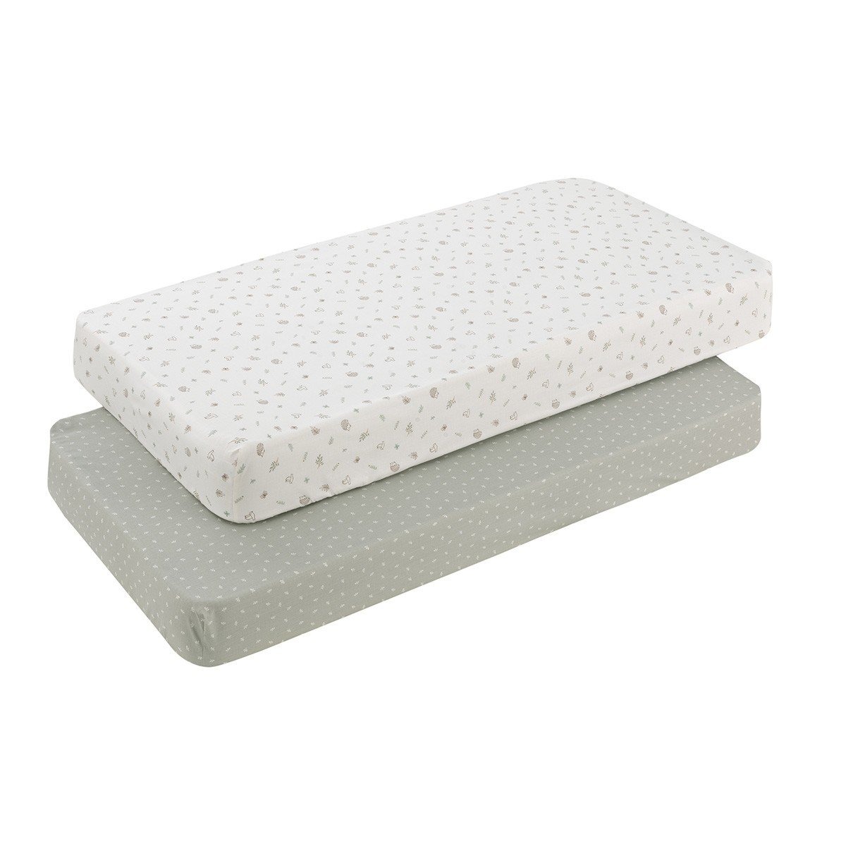 imgi_4_bajera-cuna-60-pack-2-uds-60x120x17-cm-calma-verde Pack de 2 bajeras para cuna Calma verde - Imagen 1
