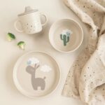 Vajilla infantil Lalee Puzzle Deer Lalee Sand - Imagen 2