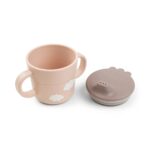 Vajilla infantil Happy Clouds Rosa - Imagen 6