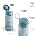 Botella térmica 340ml Tiny Farm azul - Imagen 7