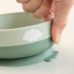 Vajilla infantil Happy Clouds Verde - Imagen 5