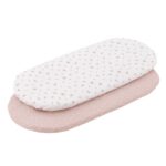 Pack de 2 bajeras para capazo Calma rosa