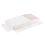 Colcha con protector para cuna de 60 Calma rosa - Imagen 3
