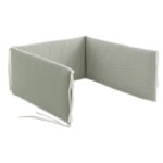 Colcha con protector para cuna de 60 Calma verde - Imagen 5