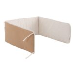 Colcha con protector para cuna de 60 Senda beige - Imagen 5