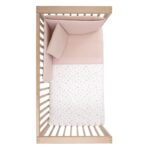 Funda nórdica con protector para cuna de 60 Calma rosa - Imagen 5
