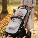 Colchoneta universal para Silla de Paseo Little Bloom Vichy Gris - Imagen 3