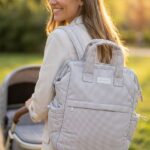Mochila de Paseo Little Bloom Vichy Gris - Imagen 3